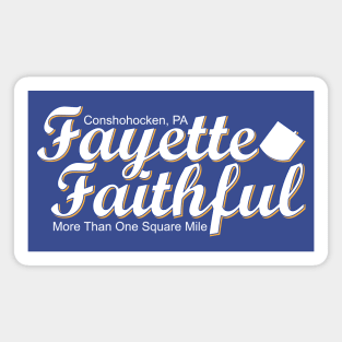 Fayette Faithful Blue Magnet